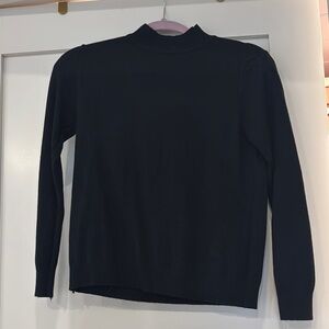 Classic Black Turtleneck Sweater